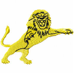 Lion Embroidery Design 1